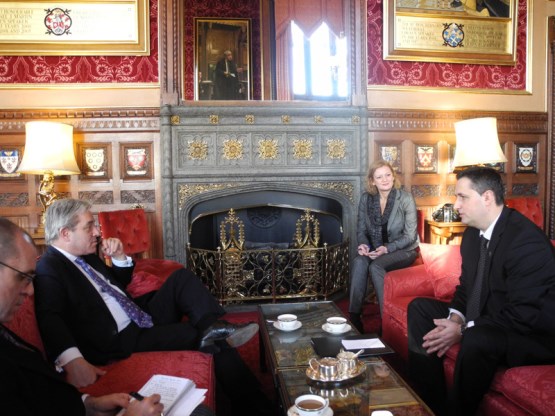 Dr. Denis Bećirović, Speaker of the House of Representatives met the President of the House of Commons of the Parliament of the United Kingdom of Great Britain and Northern Ireland
